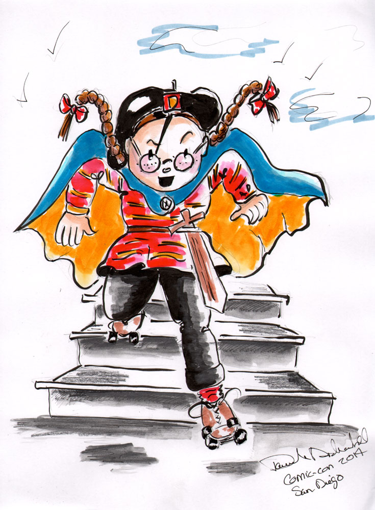 Doudou superhéroïne. Daniele Archambault.