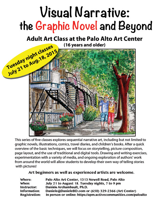 Visual Narrative:   the Graphic Novel and Beyond. Art Class by Daniele Archambault